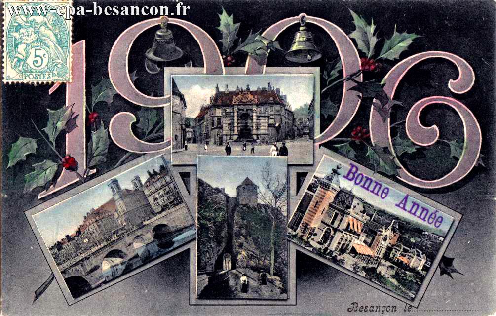 Besançon - Bonne Année 1906